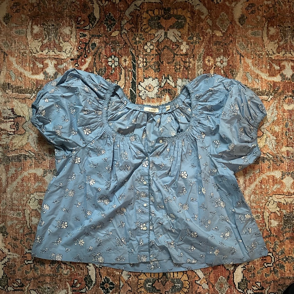 Blue Doen blouse